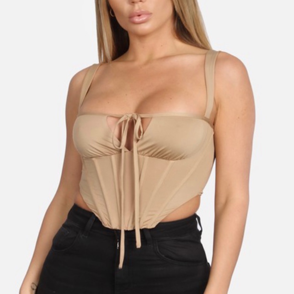 Corset style top